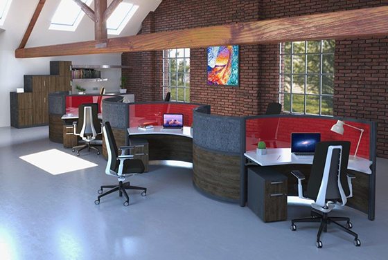 Using Furniture to Create a Collaborative Space