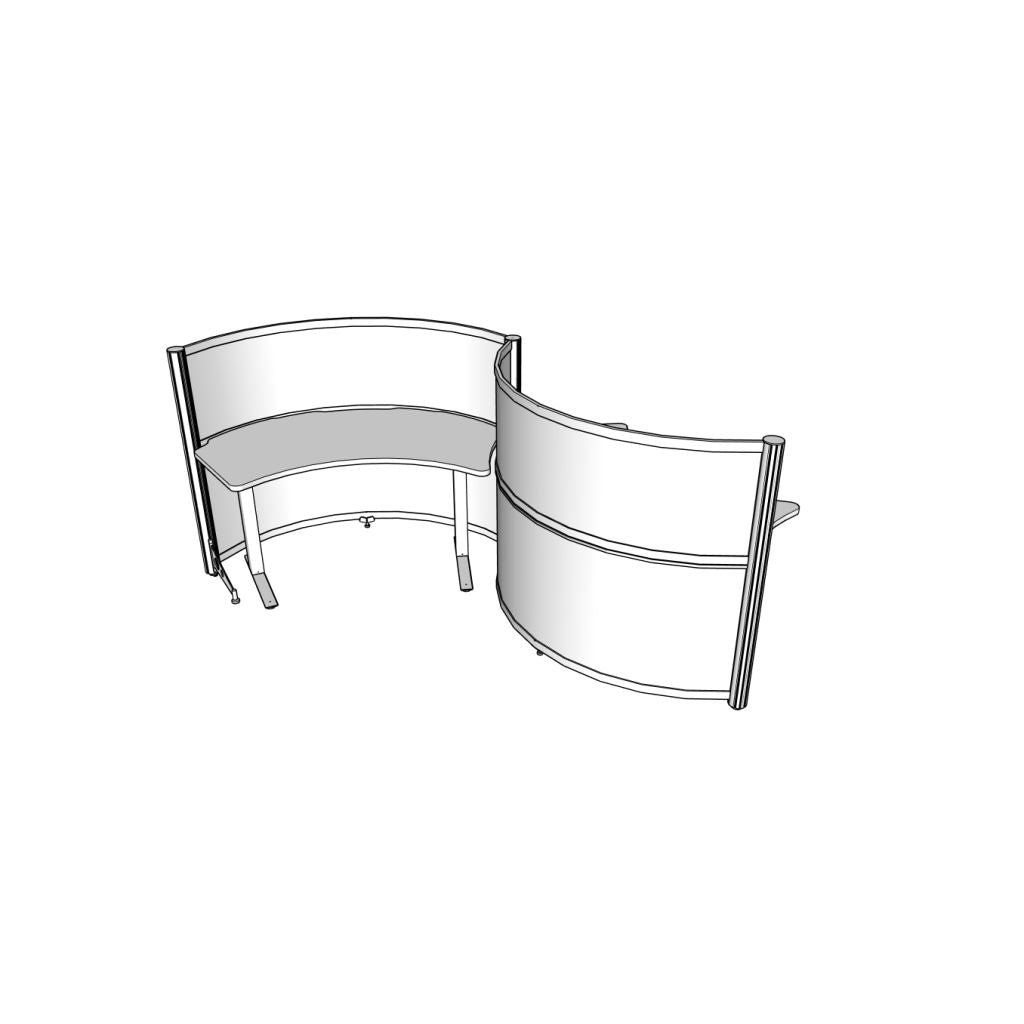 Contour, 2 Pack, Height Adjustable