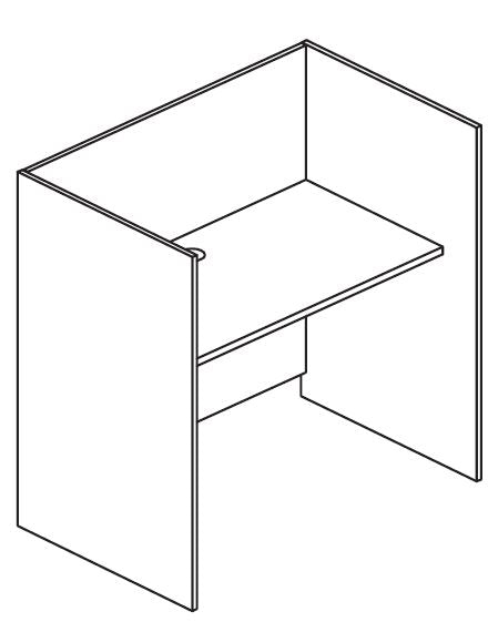 Study Carrel -Stand Alone