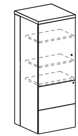 Treo, Tall Multi-storage (left) w/ Rear Wardrobe