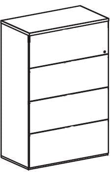 Treo, 4 Drawer FS Lateral File