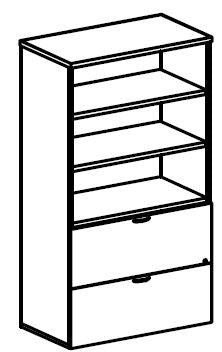 Treo, 1/2 Open Storage & 1/2 Lat File
