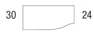 Treo, Lt Curved Top, Full Mod, 2 rec legs Jn