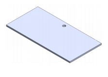 Blade, Rectangular Worksurface