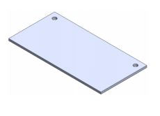 Height Adj Surface, Rectangular Worksurface