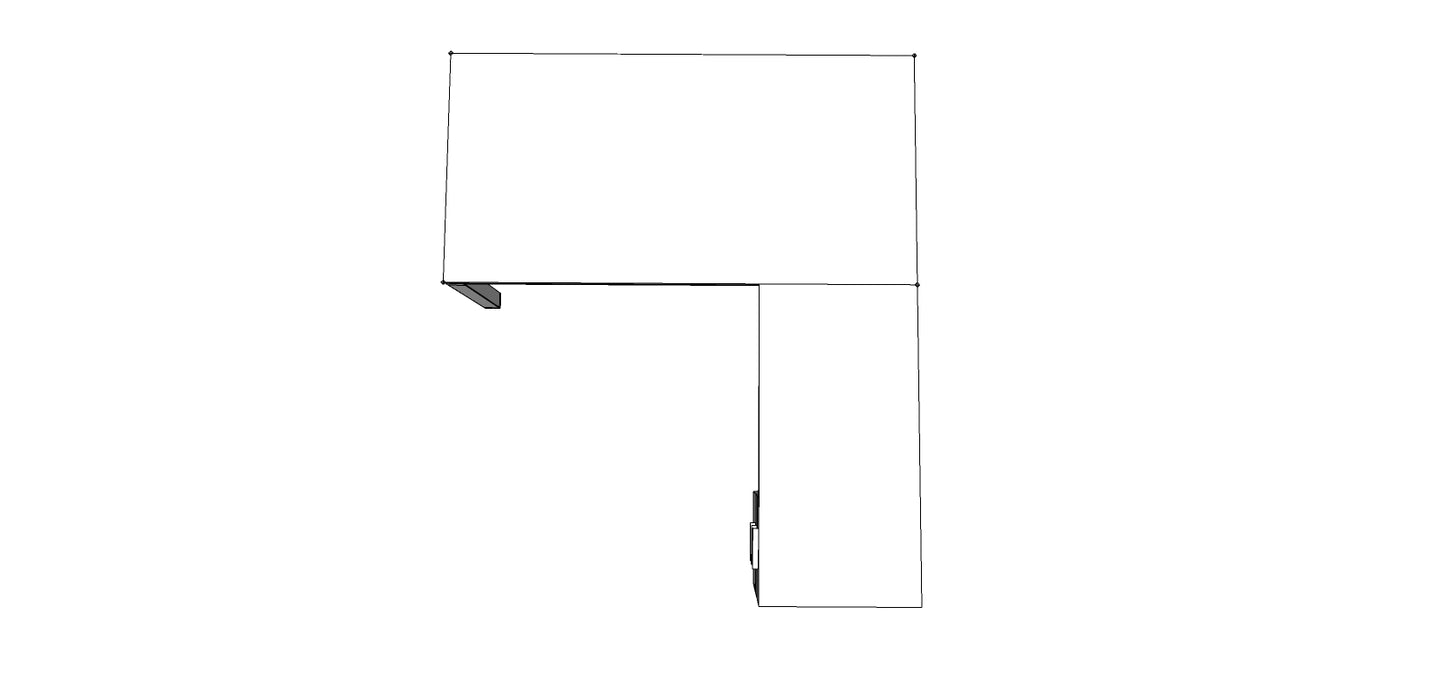 Edge Executive L-Desk with U-Leg