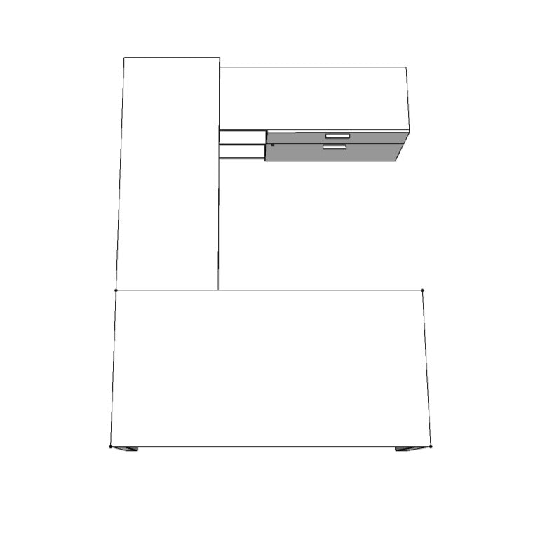 Edge Executive U-Desk with Credenza
