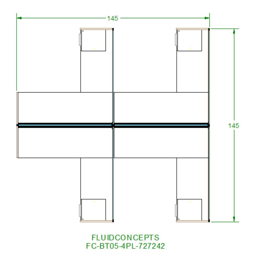 Blade, 4 Pack, Forward with Upmounts (BT05)