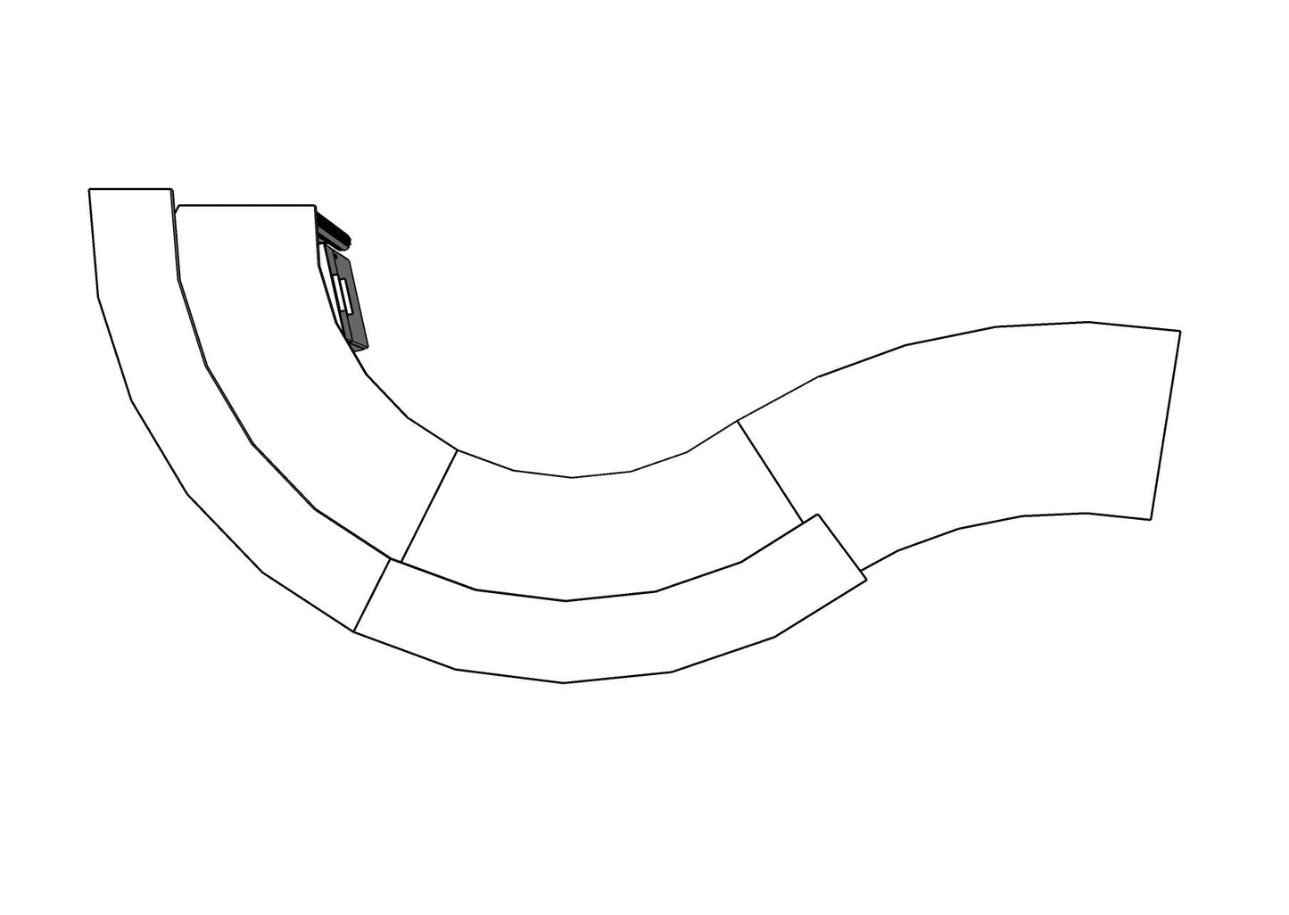 Curved Beam Wave Reception with ADA Section PBR004