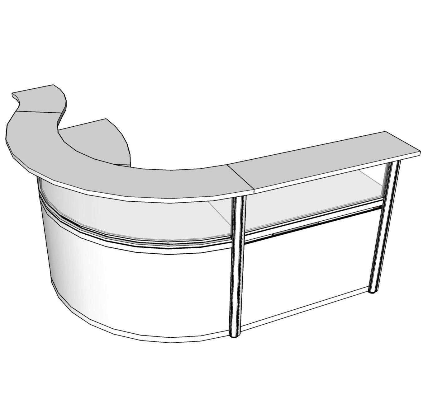 Curved Beam Wave Extended Return Reception PBR005