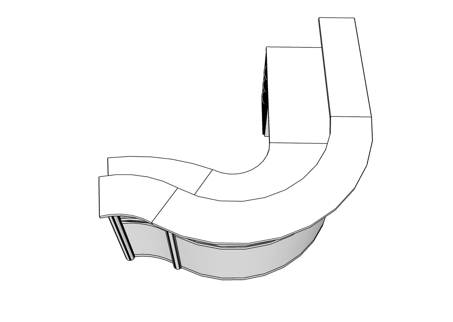 Curved Beam Wave Extended Return Reception PBR005