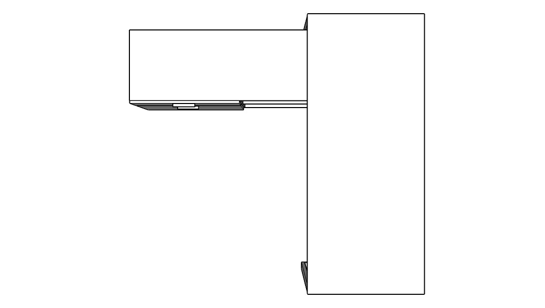 QITO001 - Qi Desk Suite - O Leg with Credenza Return