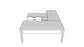 QITU003 - Qi Desk U-Suite - U Leg Desk with Return and Credenza