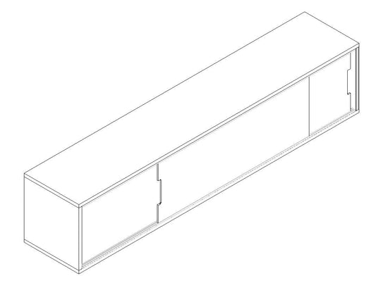 Qi Wall Bin Acrylic Sliding doors (1)