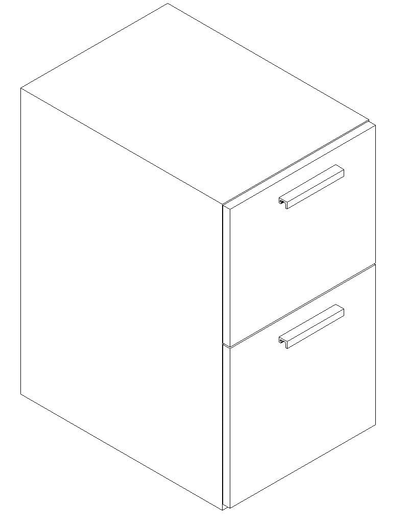Qi Mobile Pedestal, File/File, Lock