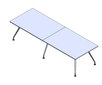 Sophi Table, Rectangular Surface, Double