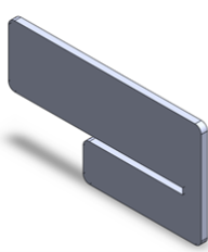 Slide-On Divider, Rectangular