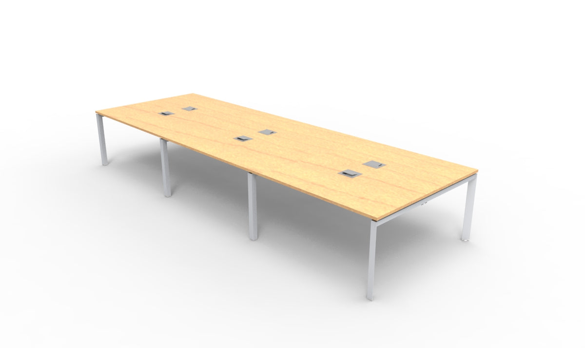 Edge Benching Typical, 6 Pack, No Screens (WT-ED-A3-6PB-UNN)