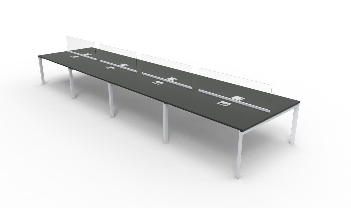 Edge Benching Typical, 8 Pack, Centre Screens (WT-ED-A4-8PB-UCN)