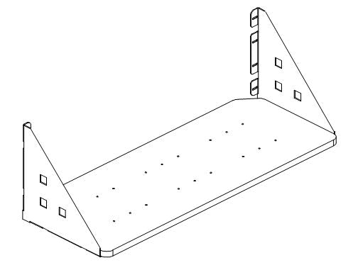 Open Shelf, Post & Beam