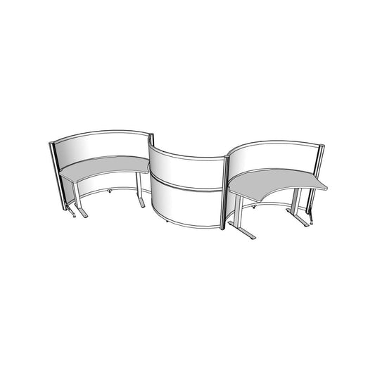 Contour, 3 Pack, Height Adjustable