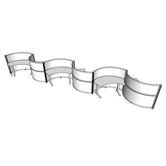 Contour, 6 Pack, Height Adjustable