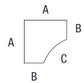 Treo, Straight Corner Top, Full Modesty Join