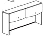 Treo, Curved Door Flipper Hutch (one door)