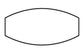 Treo, Boat-Shape Table Top, (2 piece top)