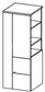 Treo, Tall Multi-Storage (left) w/ Side Bookcase