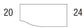 Treo, Lt Curved Top, Wall Acc. Mod, 1 rec/1 full leg Jn
