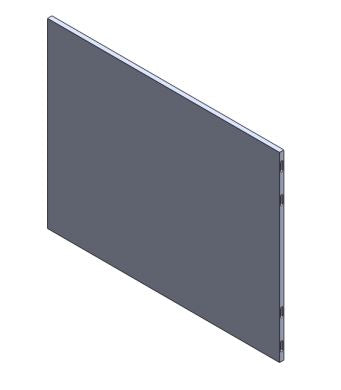 Blade, Side Panel,  End Condition, Right