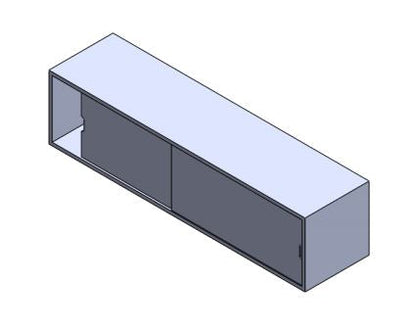 Single Sided Overhead Storage, Sliding Doors