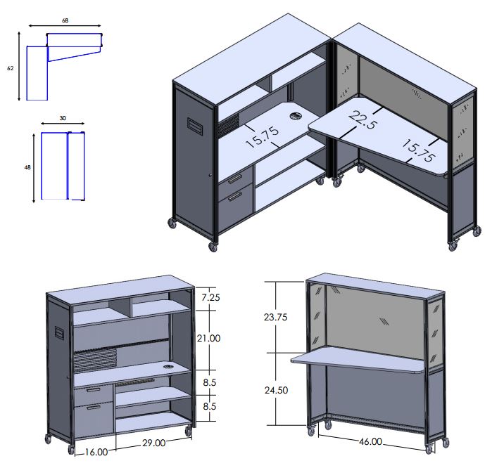 BOB - Mobile Office in a Box, Base Model