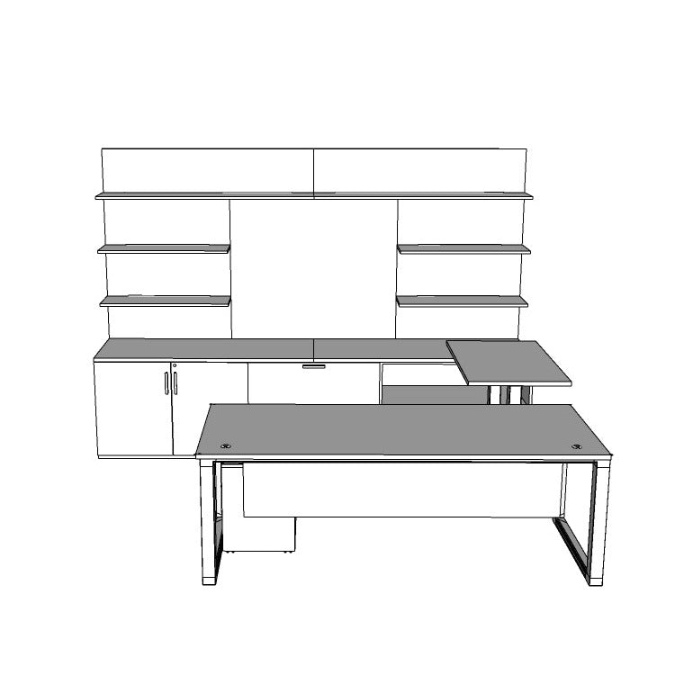 Edge Executive Private Office with Workwall