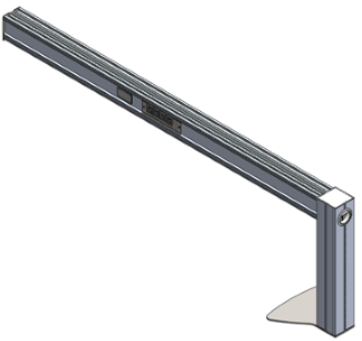 Fence Ext. Beamset Powered 8w/4c Simplex 1111, Single Sided