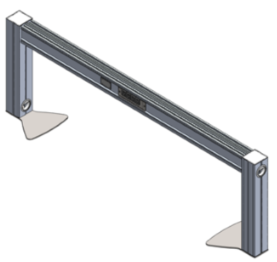 Fence Beamset Powered 8w/4c Simplex 1234, Single Sided