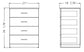 Modern Series - Dresser 4 Drawer Modern