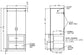 Modern Series - Wardrobe Full Doors - 2 Inside Drawers 32" Wide