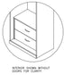 Modern Series - Wardrobe Full Doors - 2 Inside Drawers 32" Wide