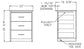 Scandinavian Series - Cabinet Bedside 1 Drawer Open