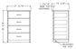 Scandinavian Series - Dresser 4 Drawer