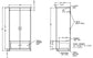 Scandinavian Series - Wardrobe Full Doors with 1 Inside Drawer 36" W
