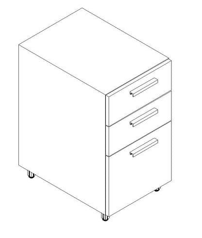 Qi Floor Pedestals 1" sq. leg, Lock