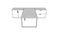 QITO004 - Qi Desk Suite - O Leg with Lateral, Storage and Modesty