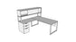 QITO009 - Qi Desk Suite - O Leg with BBF Return, Hutch and Modesty