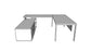 QITU003 - Qi Desk U-Suite - U Leg Desk with Return and Credenza