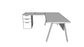 QITV002 - Qi Desk Suite - V Leg with Credenza Return