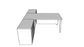 QITU004 - Qi Desk Suite - U Leg with Lateral, Storage and Modesty