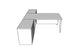 QITV004 - Qi Desk Suite - V Leg with Lateral, Storage and Modesty